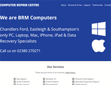 Tablet Screenshot of brmcomputers.co.uk